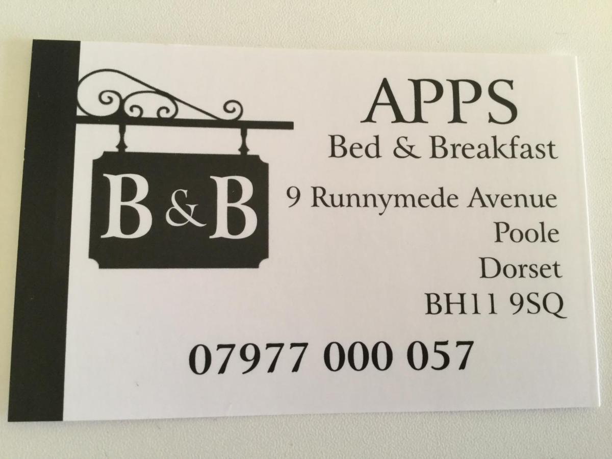 Apps B&B Poole Exterior photo